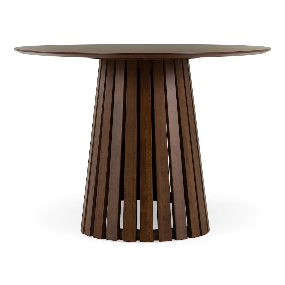 Truman - Mid-Century Modern Walnut Oval Dining Table. Picture 5