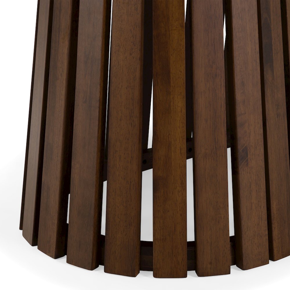 Truman - Mid-Century Modern Walnut Oval Dining Table. Picture 6