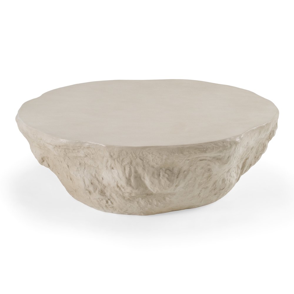 Tyrel - Modern Beige Concrete Coffee Table. Picture 2
