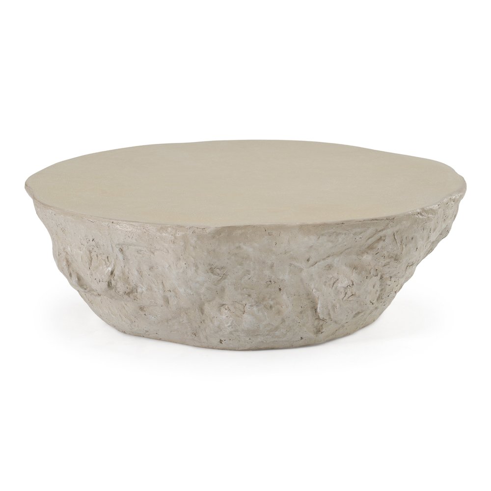 Tyrel - Modern Beige Fiberform Coffee Table. Picture 2