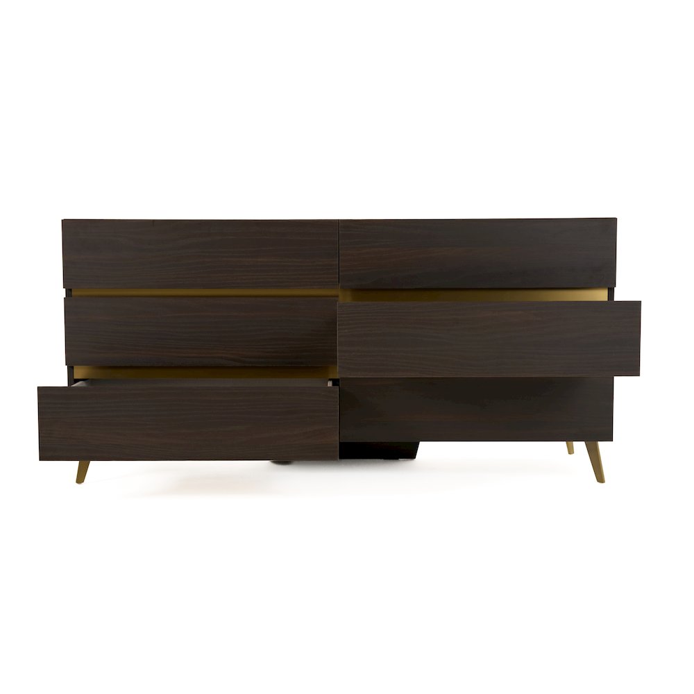 Nova Domus Velondra - Modern Eucalypto + Marble Dresser. Picture 8