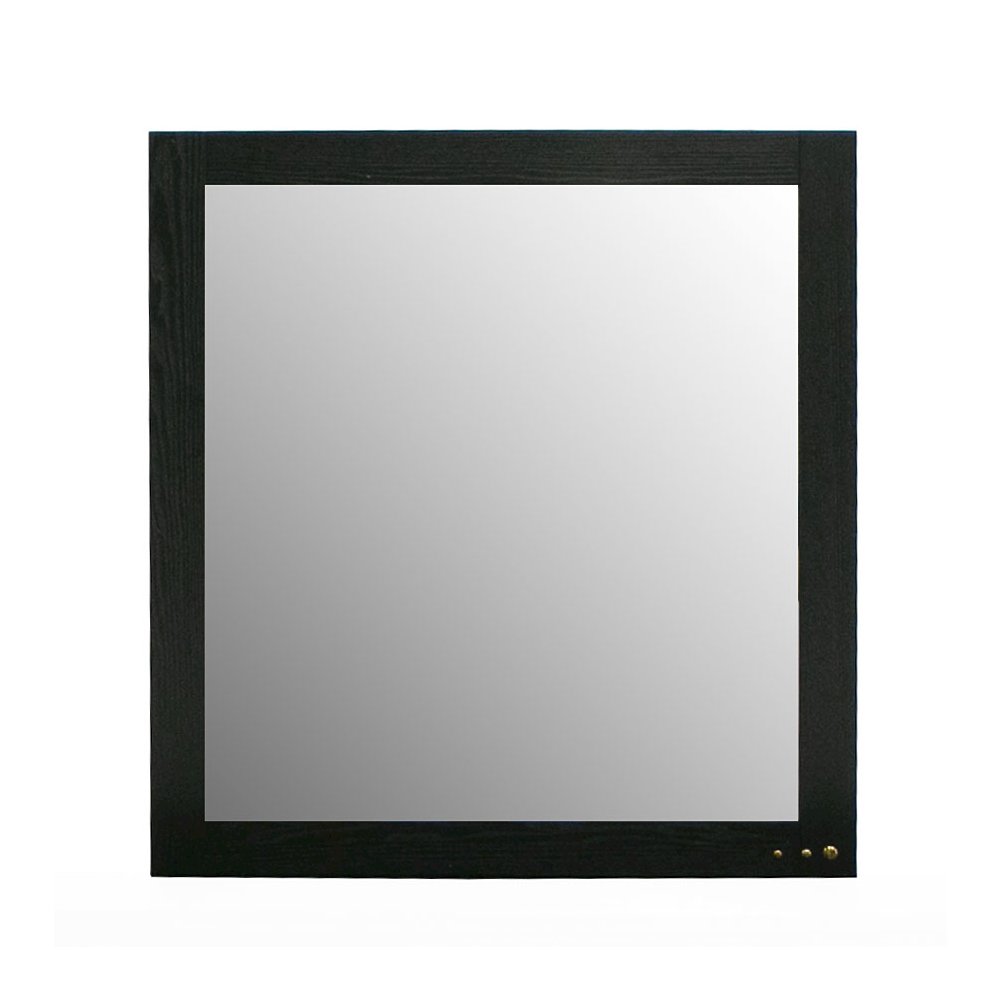 Modrest Wales Modern Smoked Ash Mirror. Picture 1