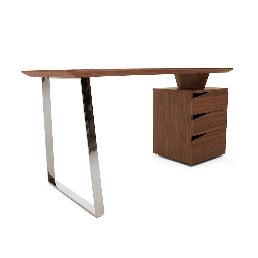 Nova Domus Walton- Modern Walnut Desk. Picture 2