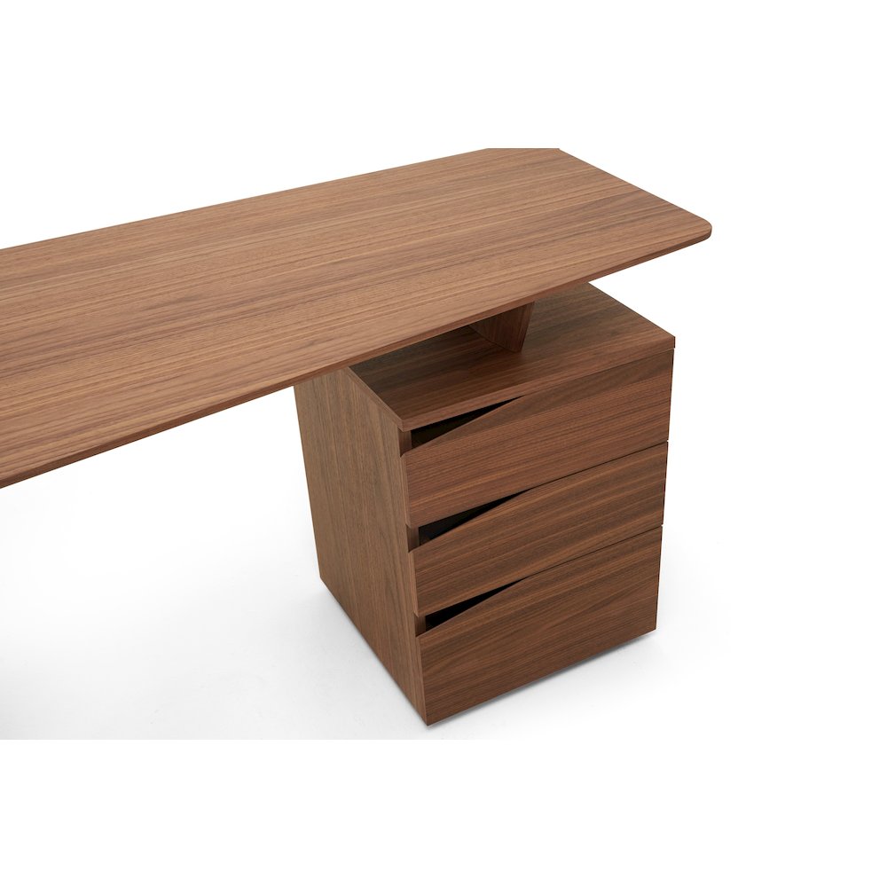 Nova Domus Walton- Modern Walnut Desk. Picture 5