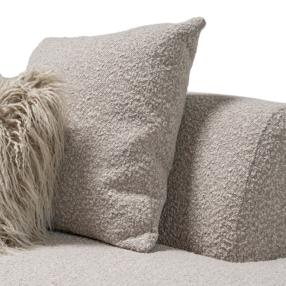 Divani Casa Weldon - Modern Grey Fabric Curved Sectional. Picture 6