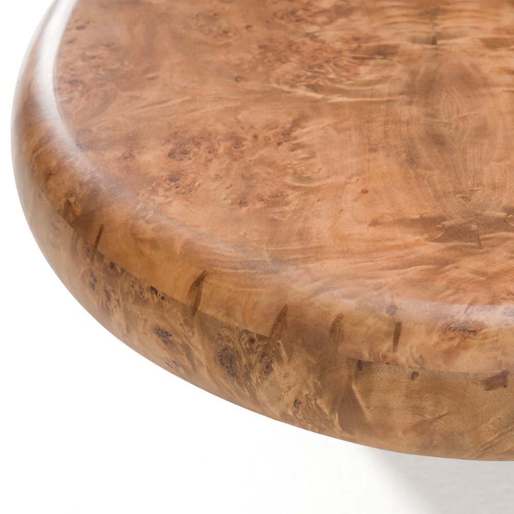 Modrest Weskan - Modern Faux Burl Coffee Table. Picture 6