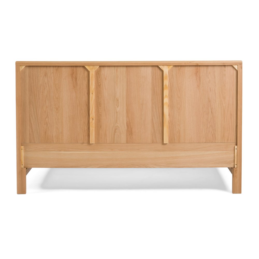 Modrest Winters - Queen Modern Natural Oak Bed. Picture 9