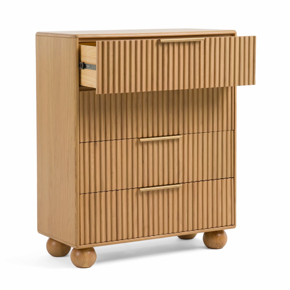 Modrest Winters - Modern Natural Oak Chest. Picture 6