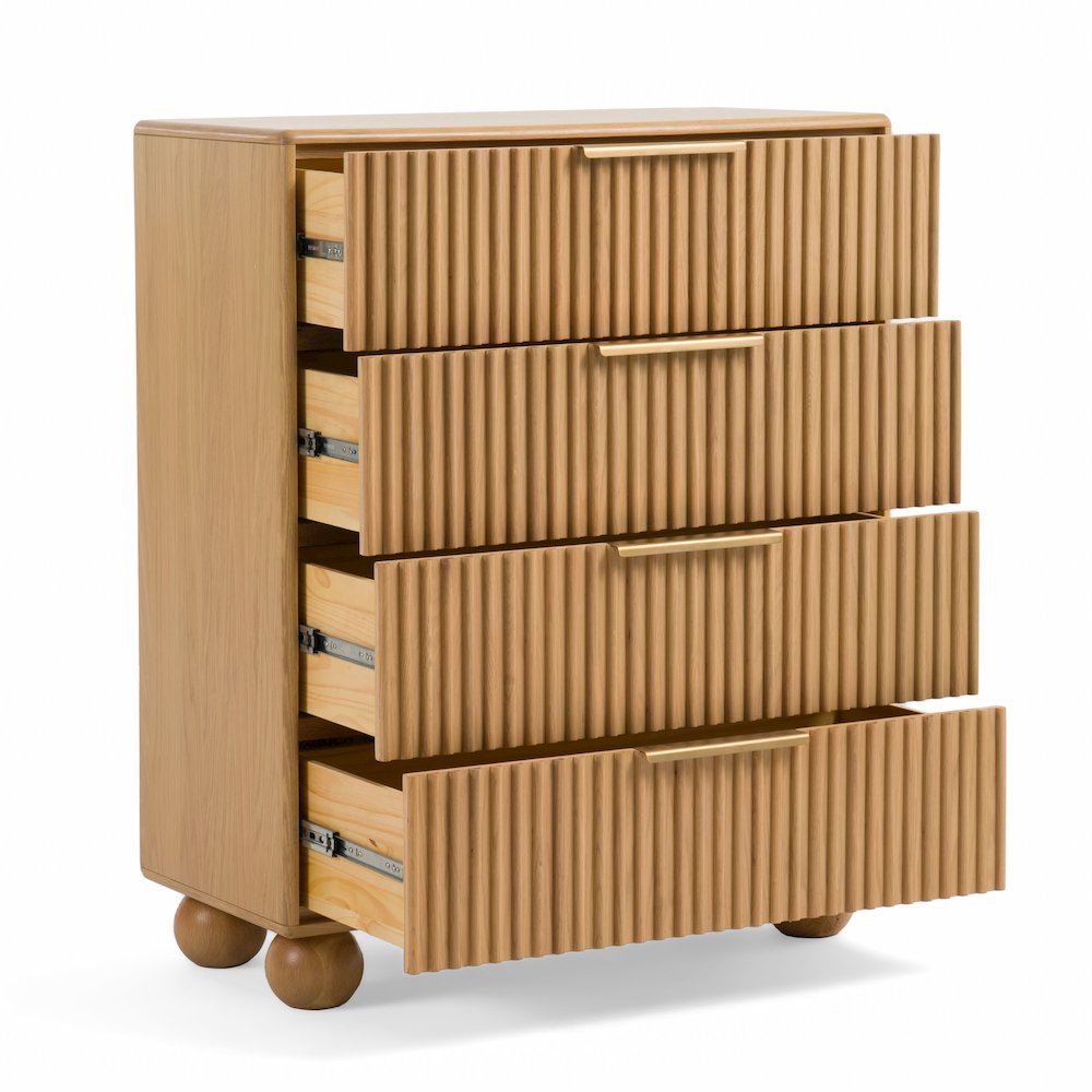 Modrest Winters - Modern Natural Oak Chest. Picture 7