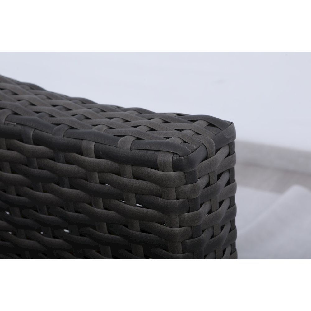 Bora Bora Wicker Rattan Club Chair with Olefin Cushion. Picture 6