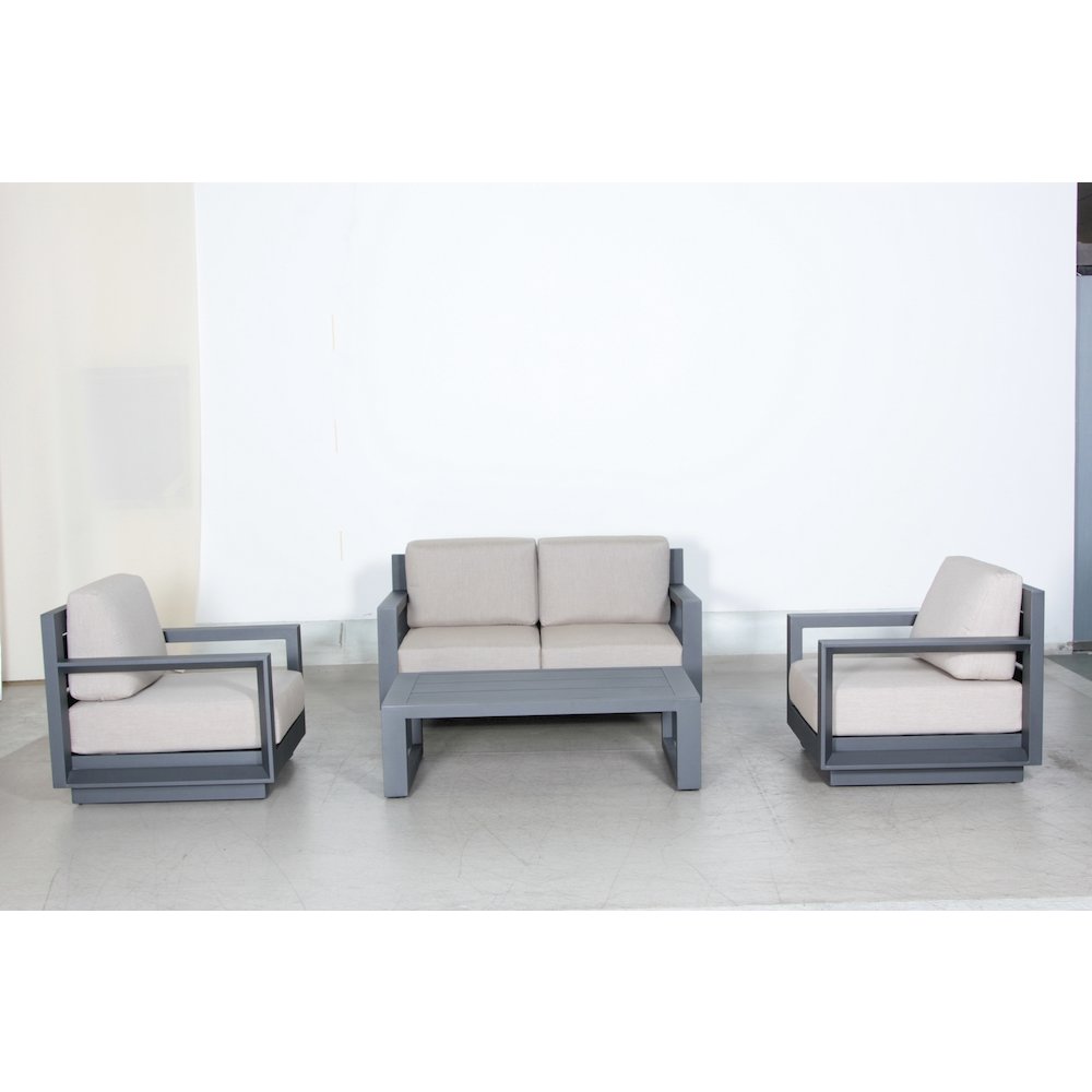 Paris 4 Piece Love Seat Set. Picture 1