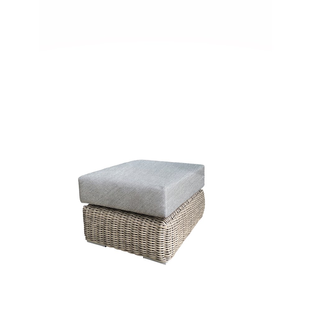 Tulum Ottoman, Dark Beige. Picture 2