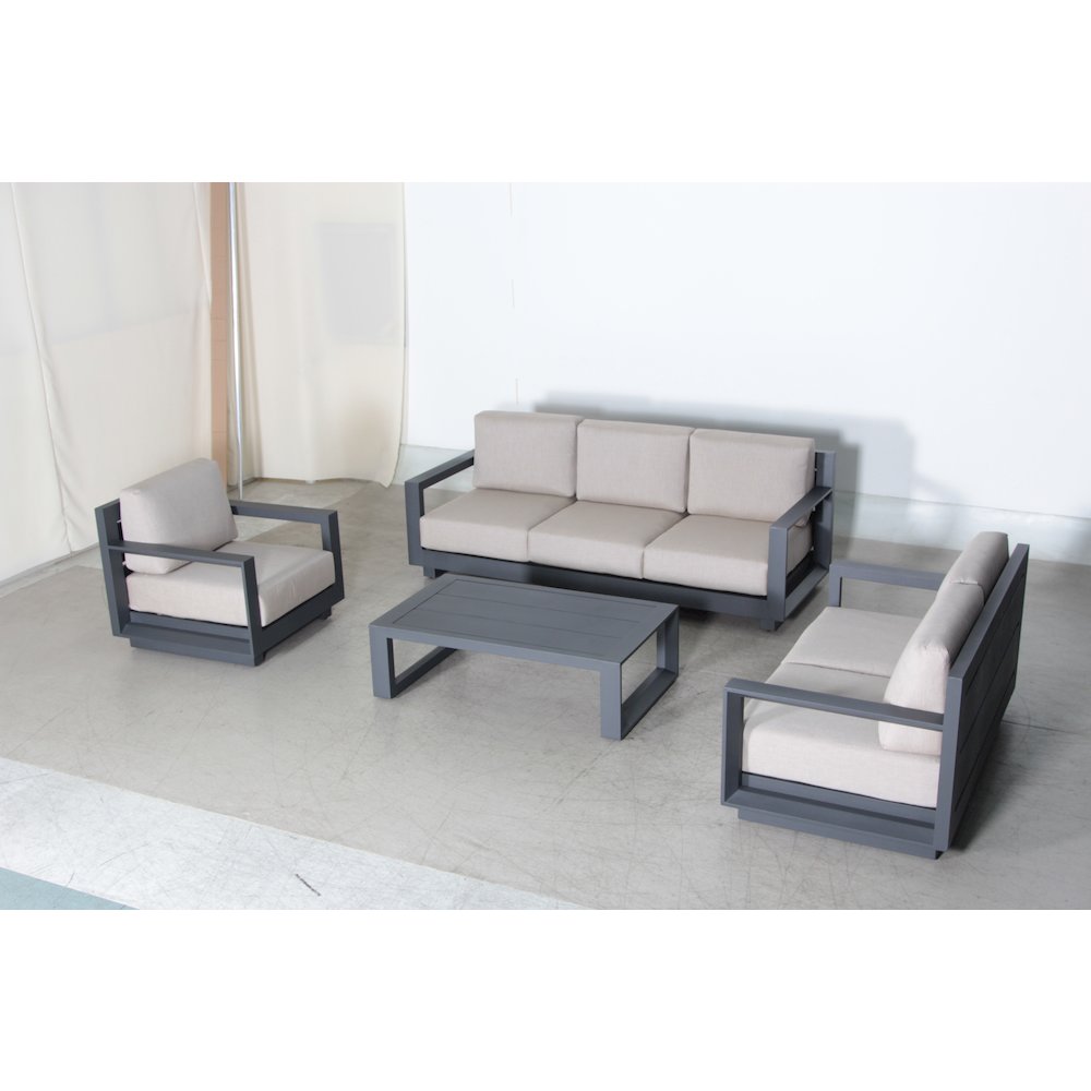 Paris 4 Piece Deep Seating Set. Picture 1