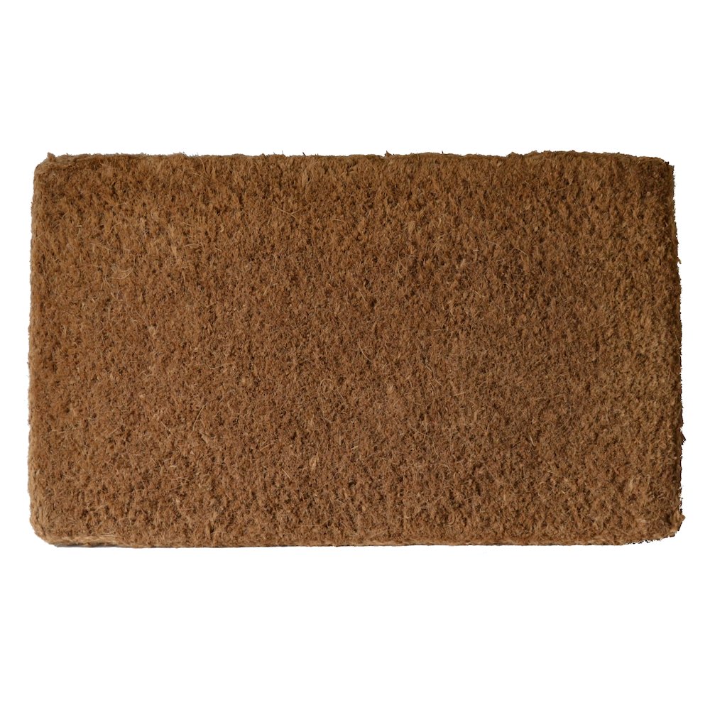 Plain Doormat in Coir Material. Picture 1