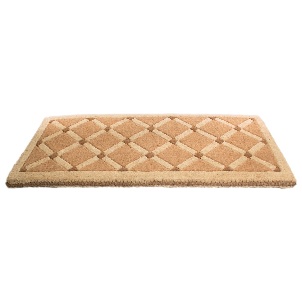 Cross Board Doormat in Coir Material. Picture 3