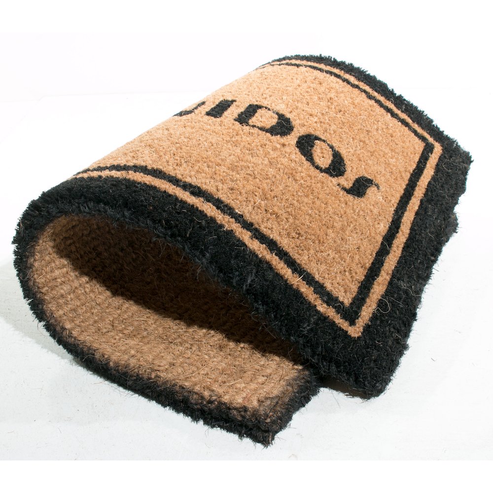 Bienvenidos Doormat in Coir Material. Picture 2