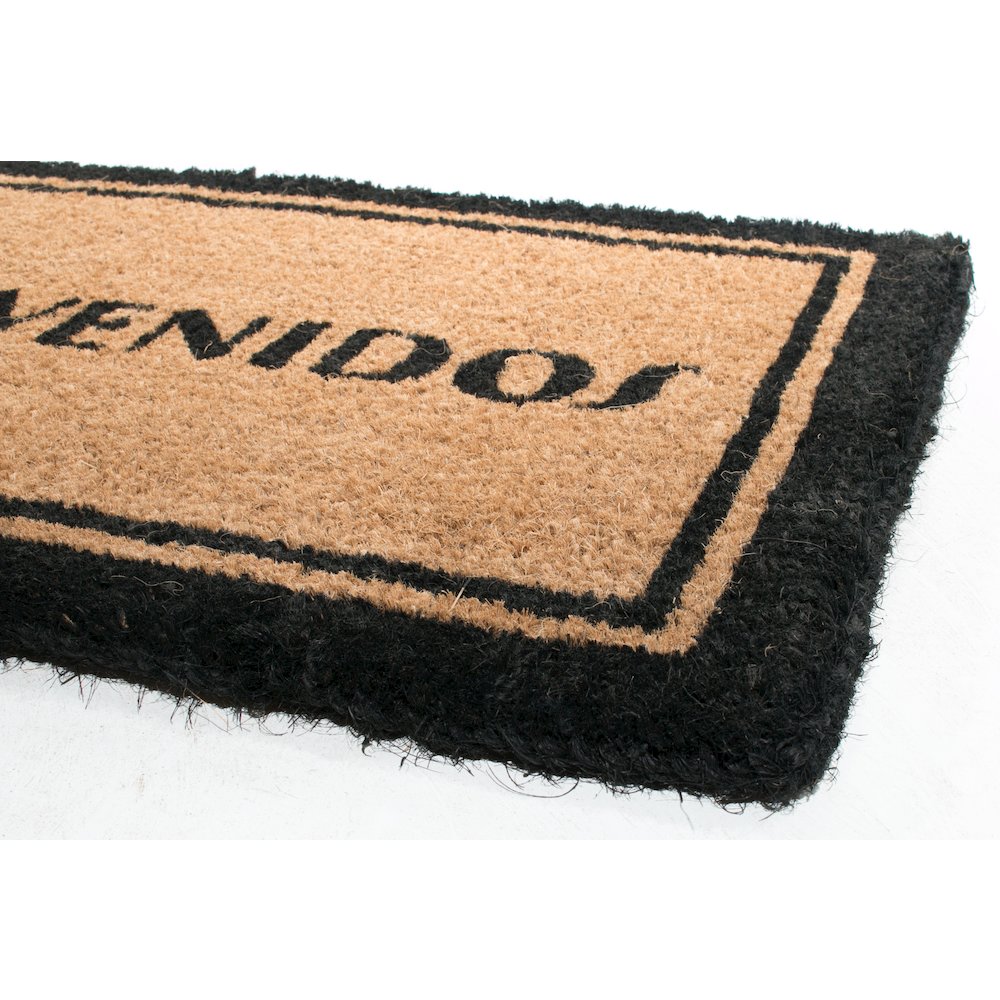 Bienvenidos Doormat in Coir Material. Picture 3