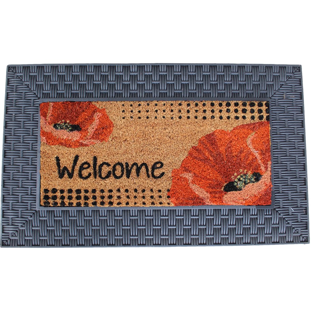 Seasonal Doormat in Coir/PVC Material. Picture 3