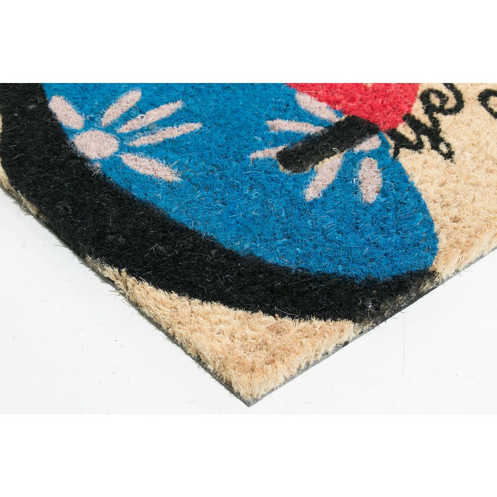 Welcome Goodbye Flip Flop Doormat in Coir/PVC Material. Picture 3