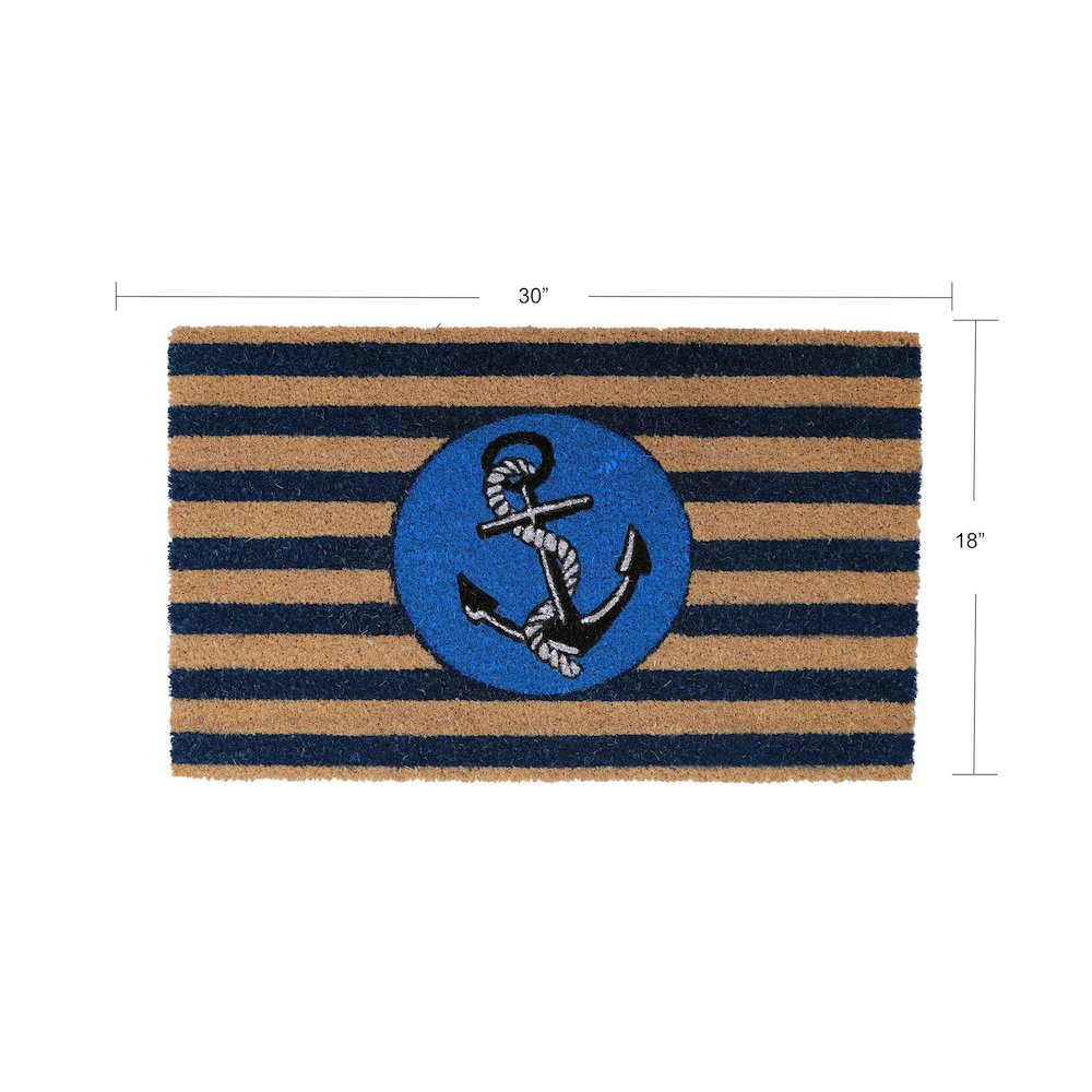 Anchor Doormat in Coir/PVC Material. Picture 3