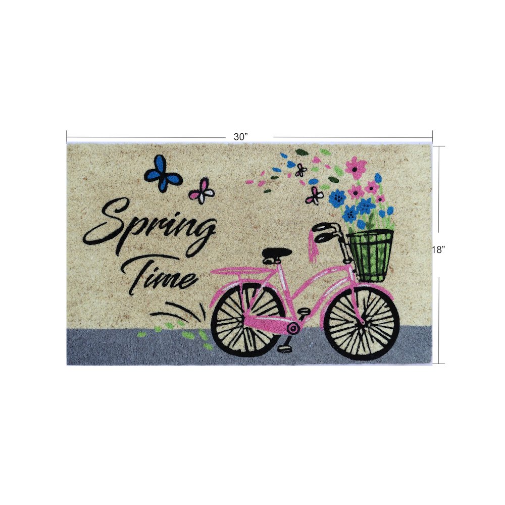 Bicycle Doormat in Coir/PVC Material. Picture 4