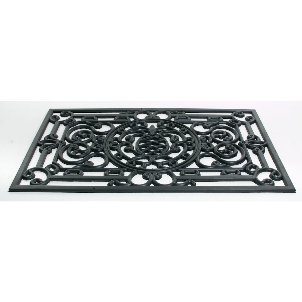 Pineapple Rectangle Doormat in Rubber Material. Picture 2