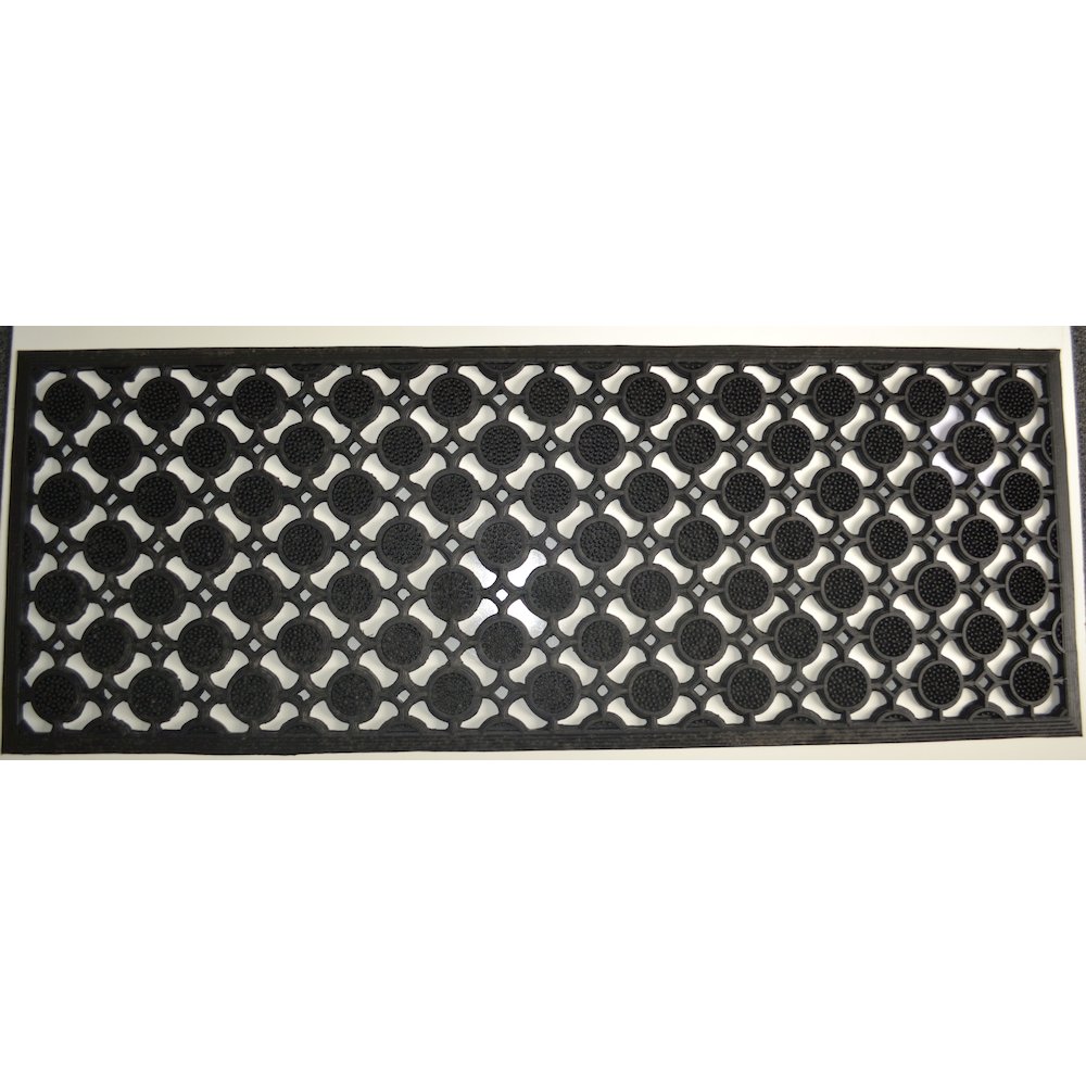 Round Pin Mat Doormat in Rubber Material. Picture 1
