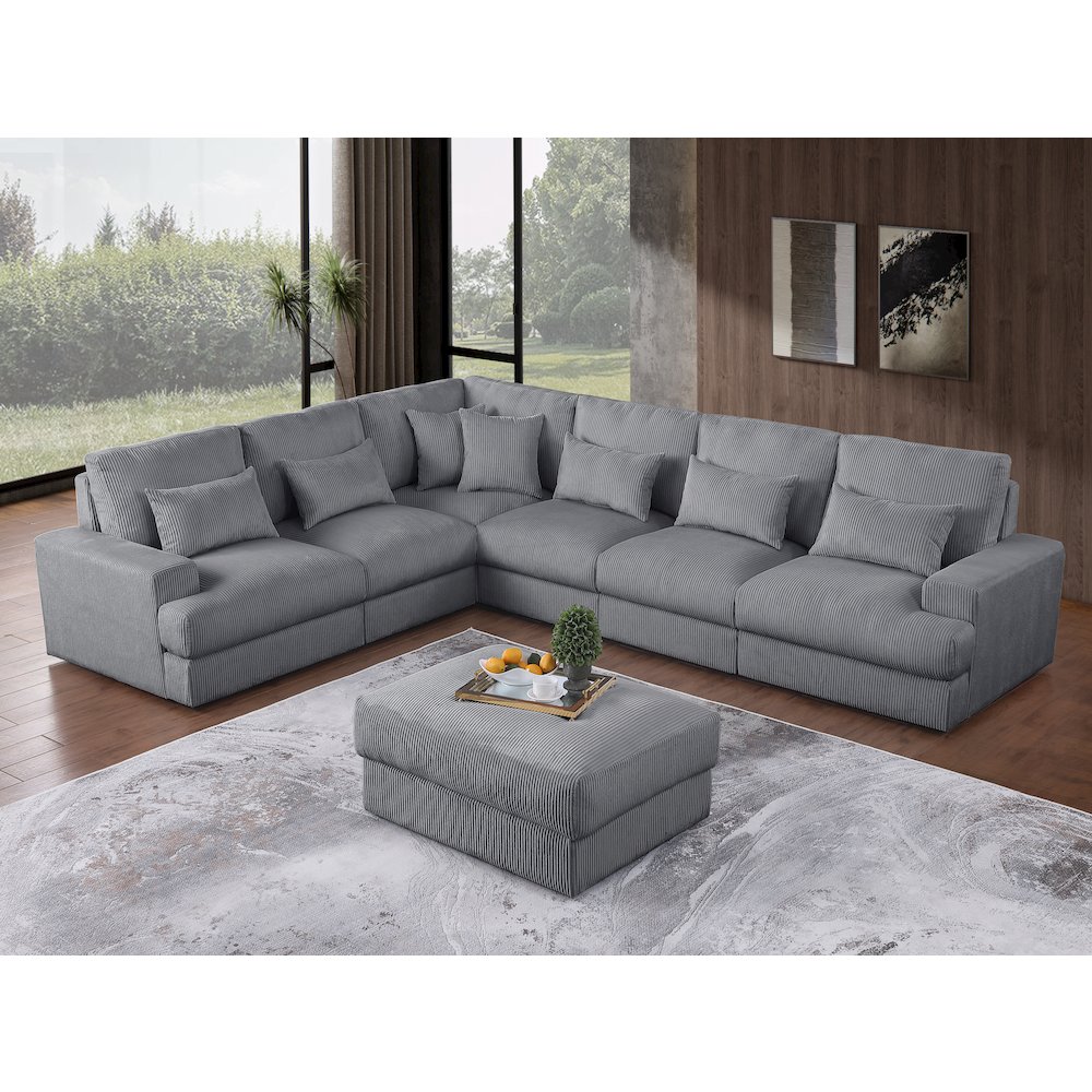 L Shaped Couch Sectional Sofa for Modern Living Room Large Couches. Picture 1
