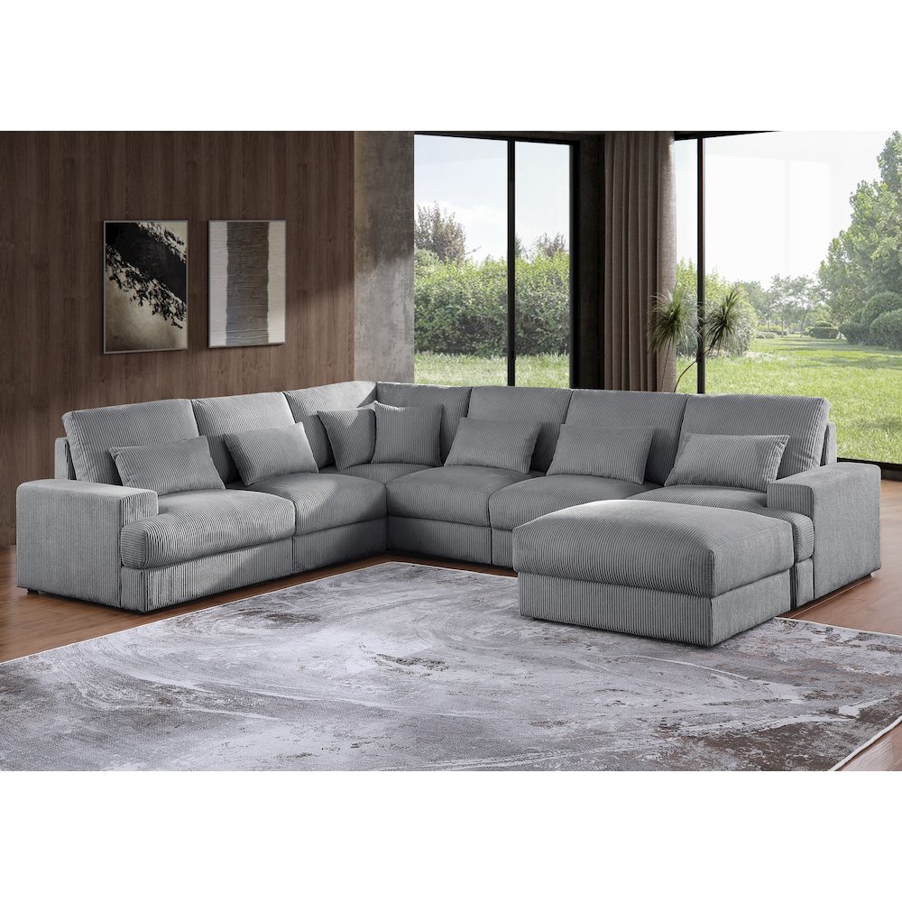L Shaped Couch Sectional Sofa for Modern Living Room Large Couches. Picture 2