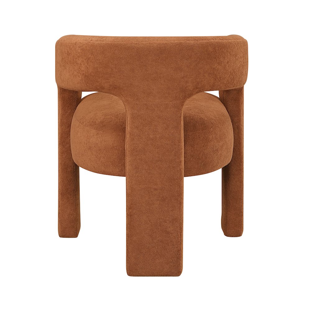 Marais Boucle Dining Chairs, Set of 2 in Orange. Picture 4