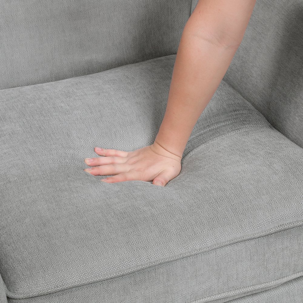 Hume Chenille Sofa in Gray. Picture 9