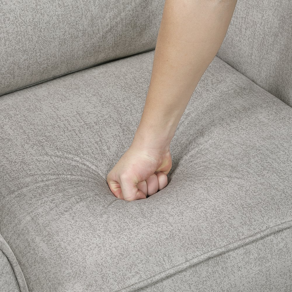 Tellot Microfiber Chair in Tan. Picture 10