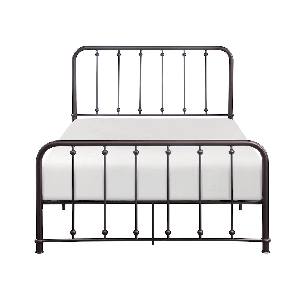 Larkspur Metal Full Metal Platform Bed in Dark Bronze. Picture 3