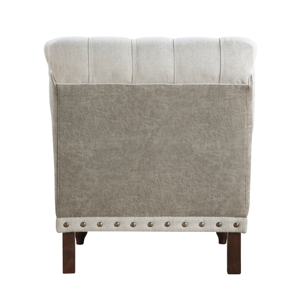 Lexicon Carol Textured Fabric Accent Chair in Beige. Picture 3