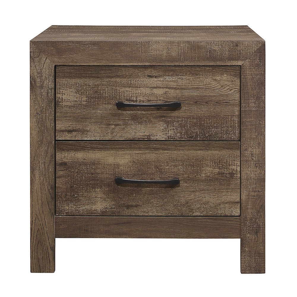 Lexicon Corbin Asian Hardwood Nightstand in Rustic Brown. Picture 3