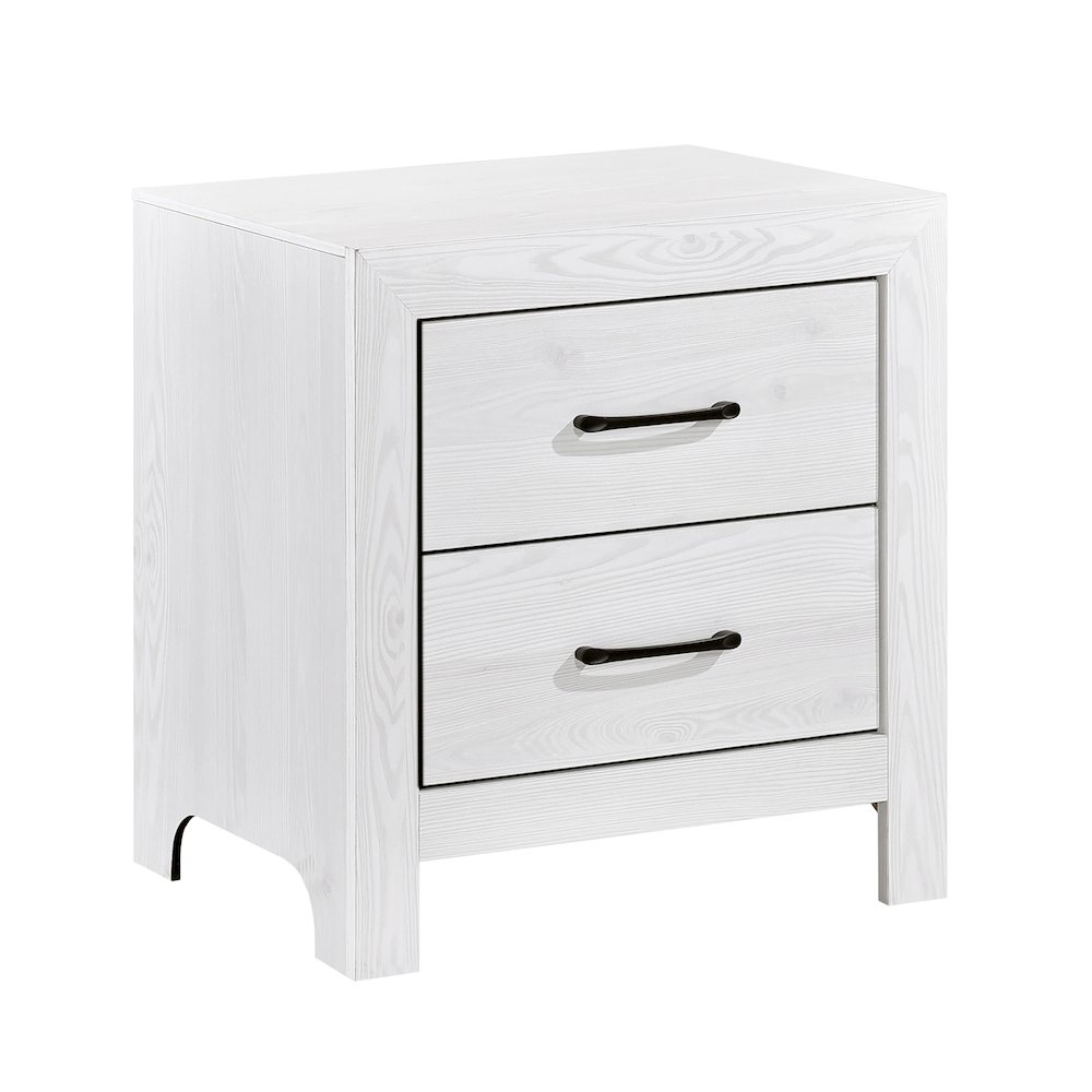 Lexicon Corbin Asian Hardwood Nightstand in White. Picture 1