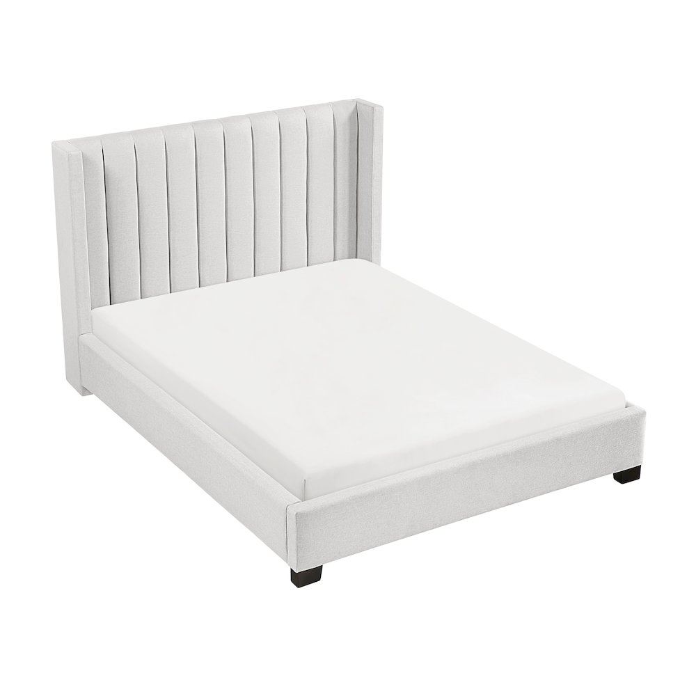 Emerson Textured Queen Bed in a Box in Beige. Picture 2