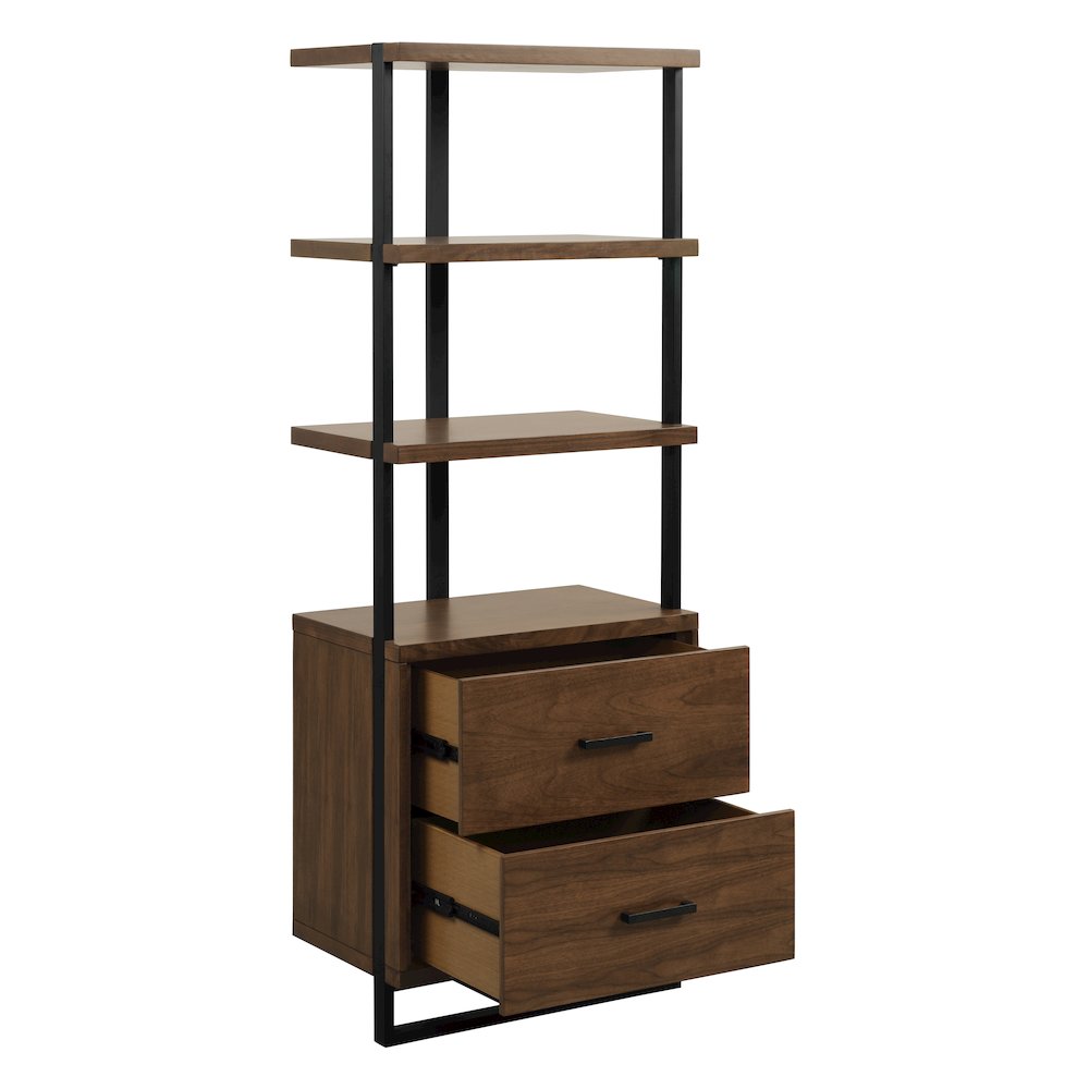 Sedley Rubberwood Side Pier in Walnut. Picture 5
