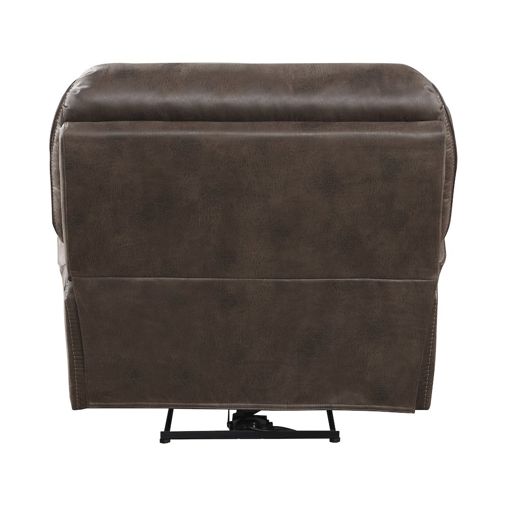 Proctor Microfiber Power Reclining Chair In Brown. Picture 4