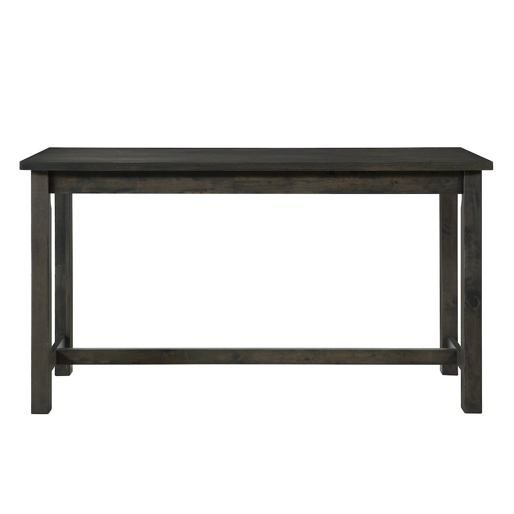 Connected Velvet Counter Height Set (Set of 4) in Gray Finish. Picture 5