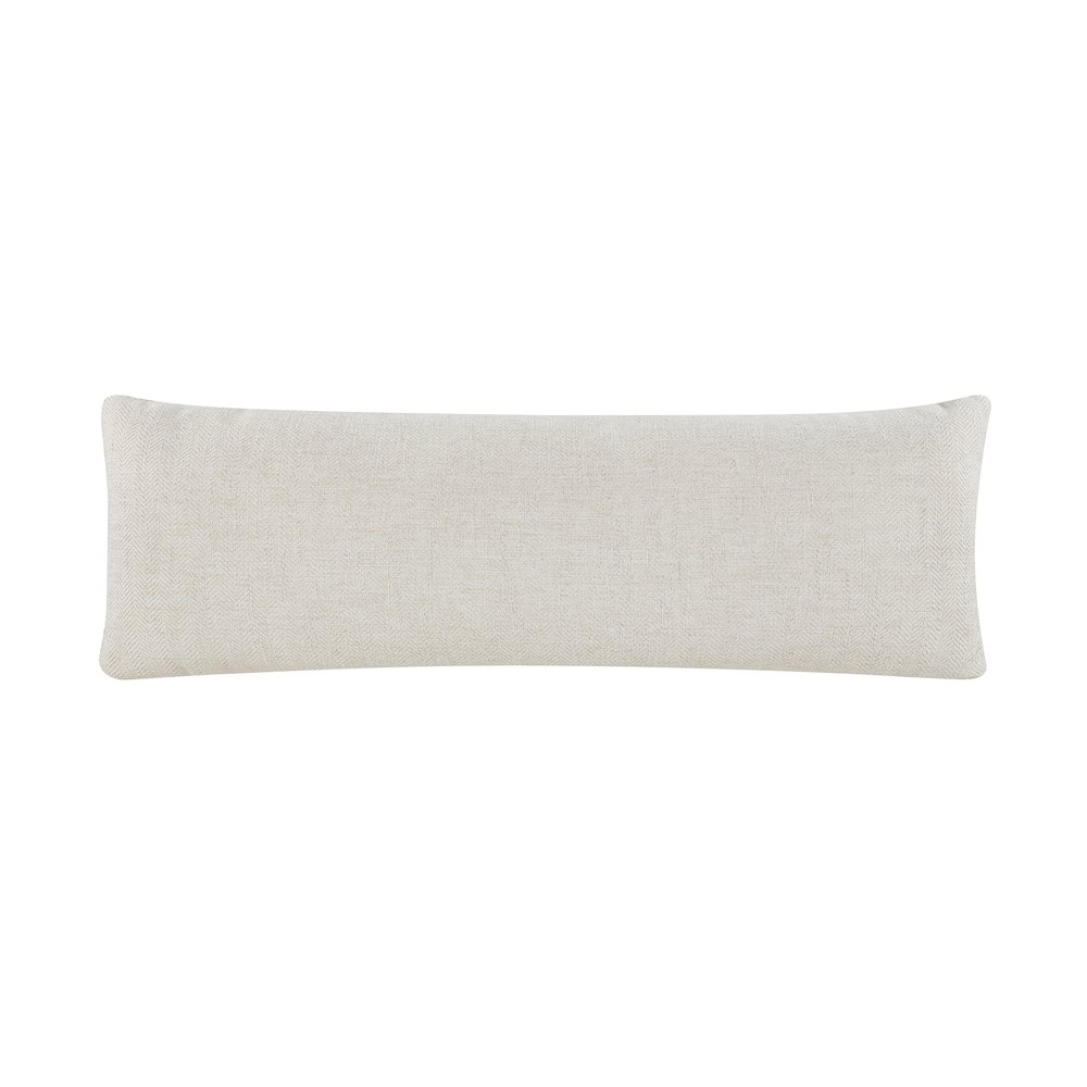 Zeke Textured 2pc Set: Sofa, Ottoman in Ivory. Picture 6