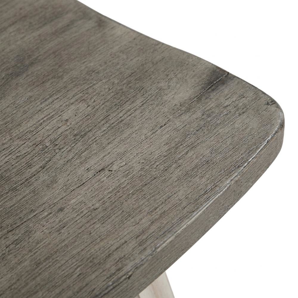 Wood Swivel Counter Stools with Back, Gray and Black, Set of 2. Picture 7