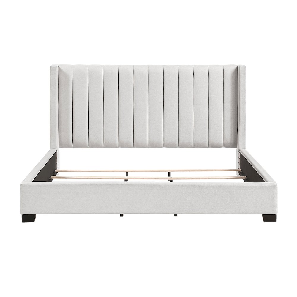 Emerson Textured California King Bed in a Box in Beige. Picture 7