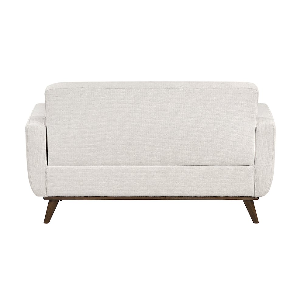 Martina Textured Love Seat in Beige. Picture 3
