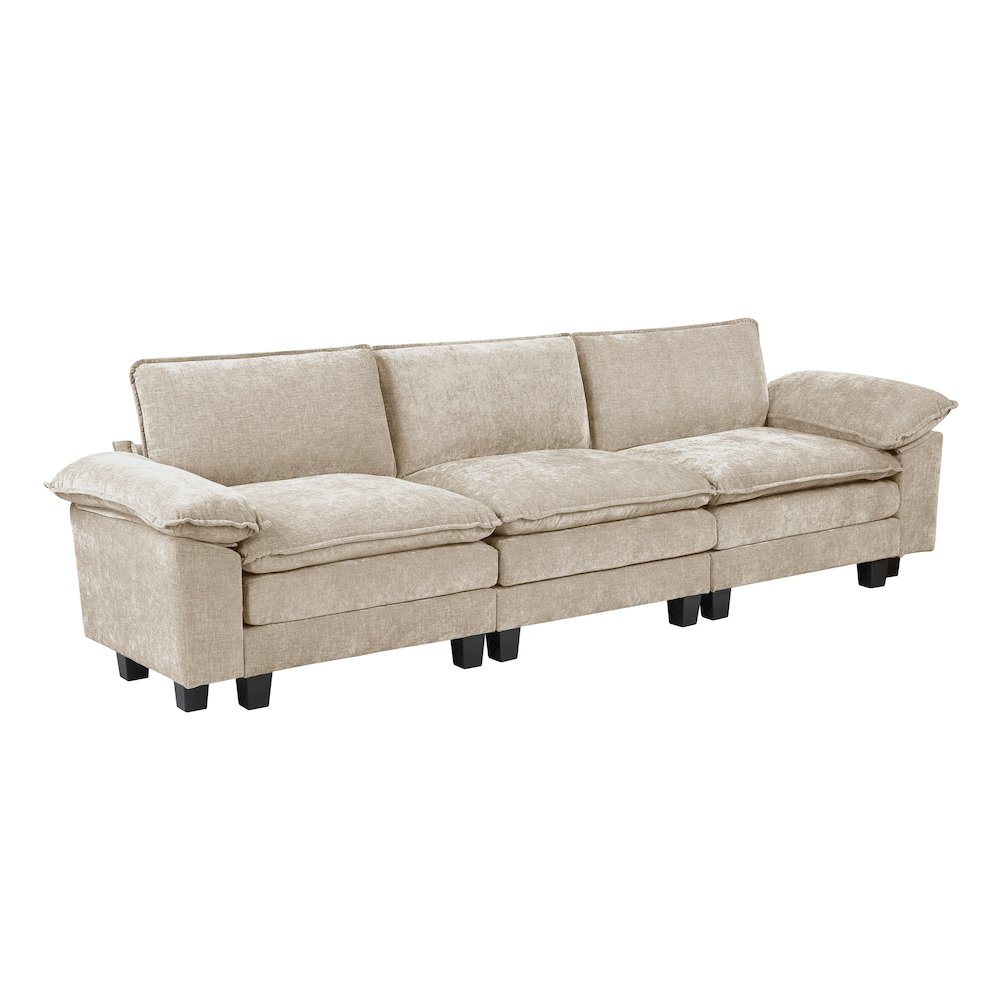 Dublin Chenille Sofa in Taupe. Picture 1