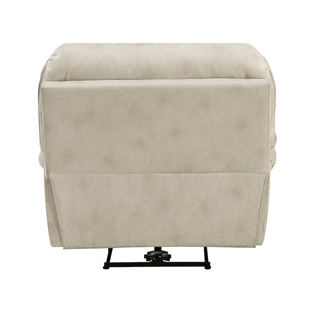 Proctor Microfiber Power Reclining Chair in Sand. Picture 3
