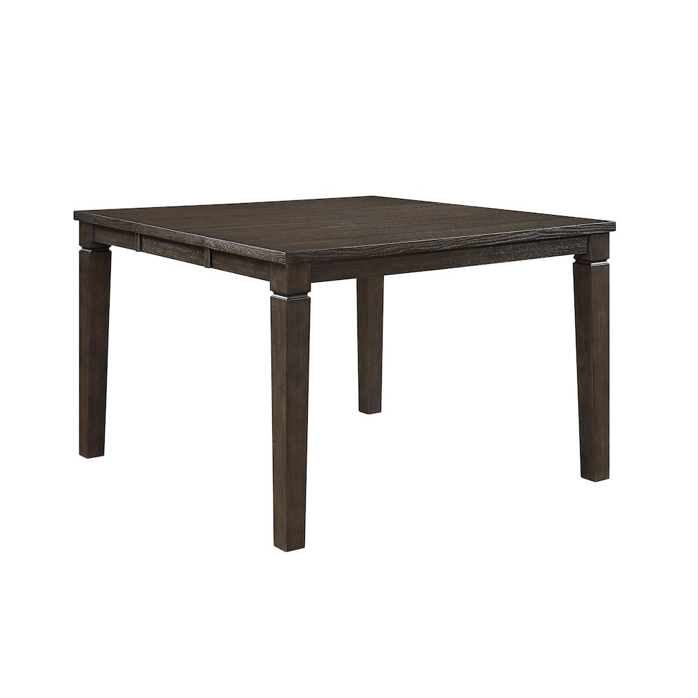 Victoria Asian Hardwood Dining Counter Height Table in Dark Espresso. Picture 5