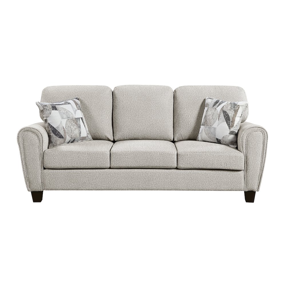 Lemond Chenille Sofa in Gray. Picture 4