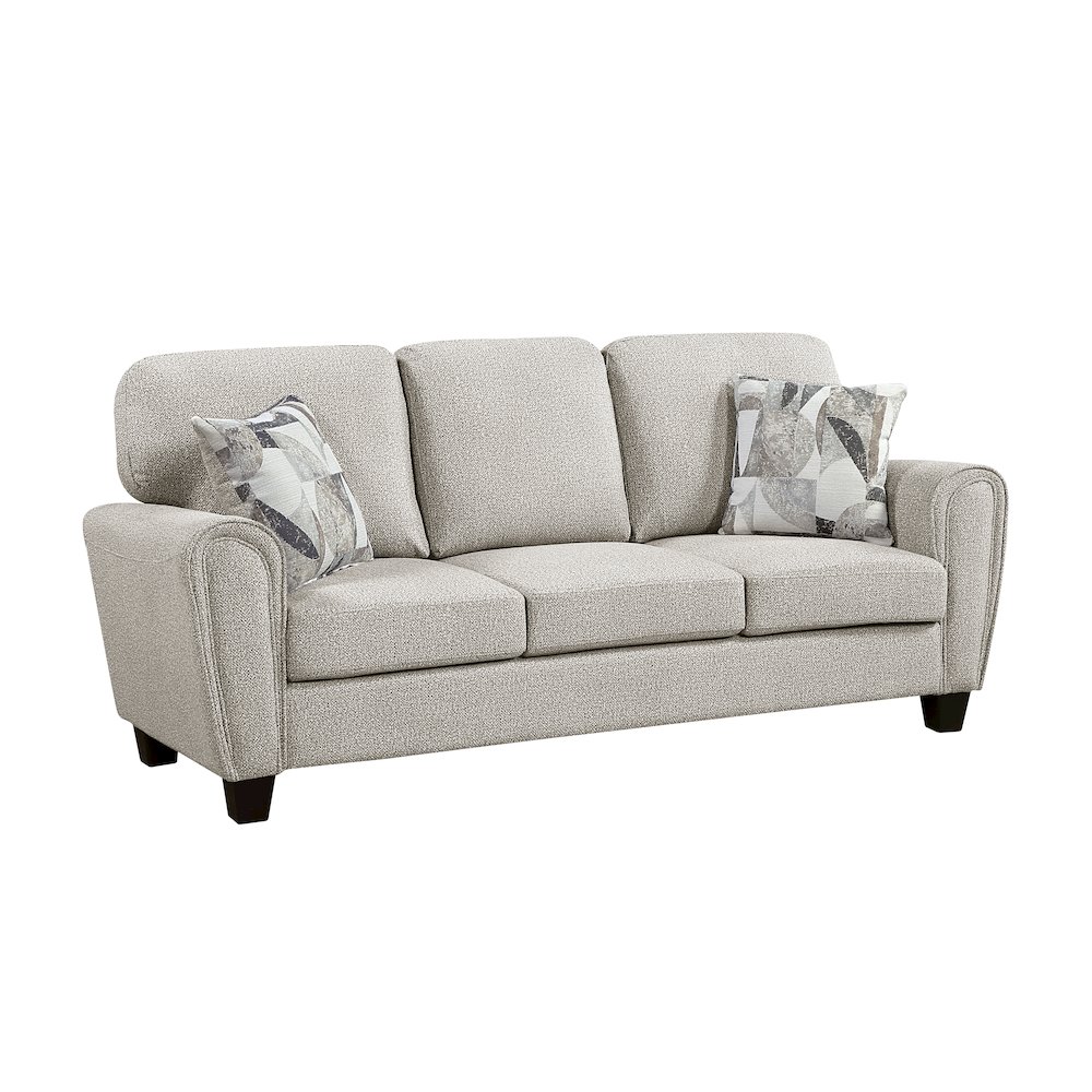 Lemond Chenille Sofa in Gray. Picture 1
