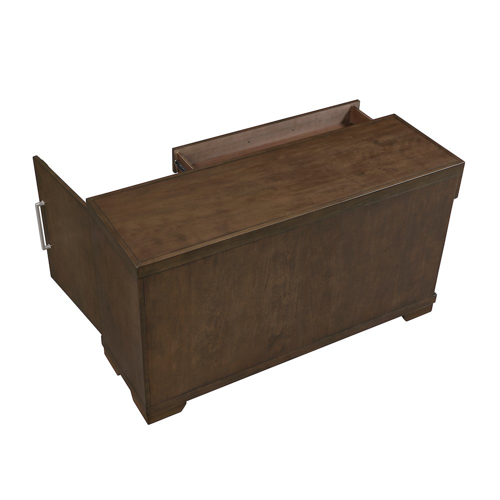 Duncan Asian Hardwood Sofa Table in Espresso. Picture 3